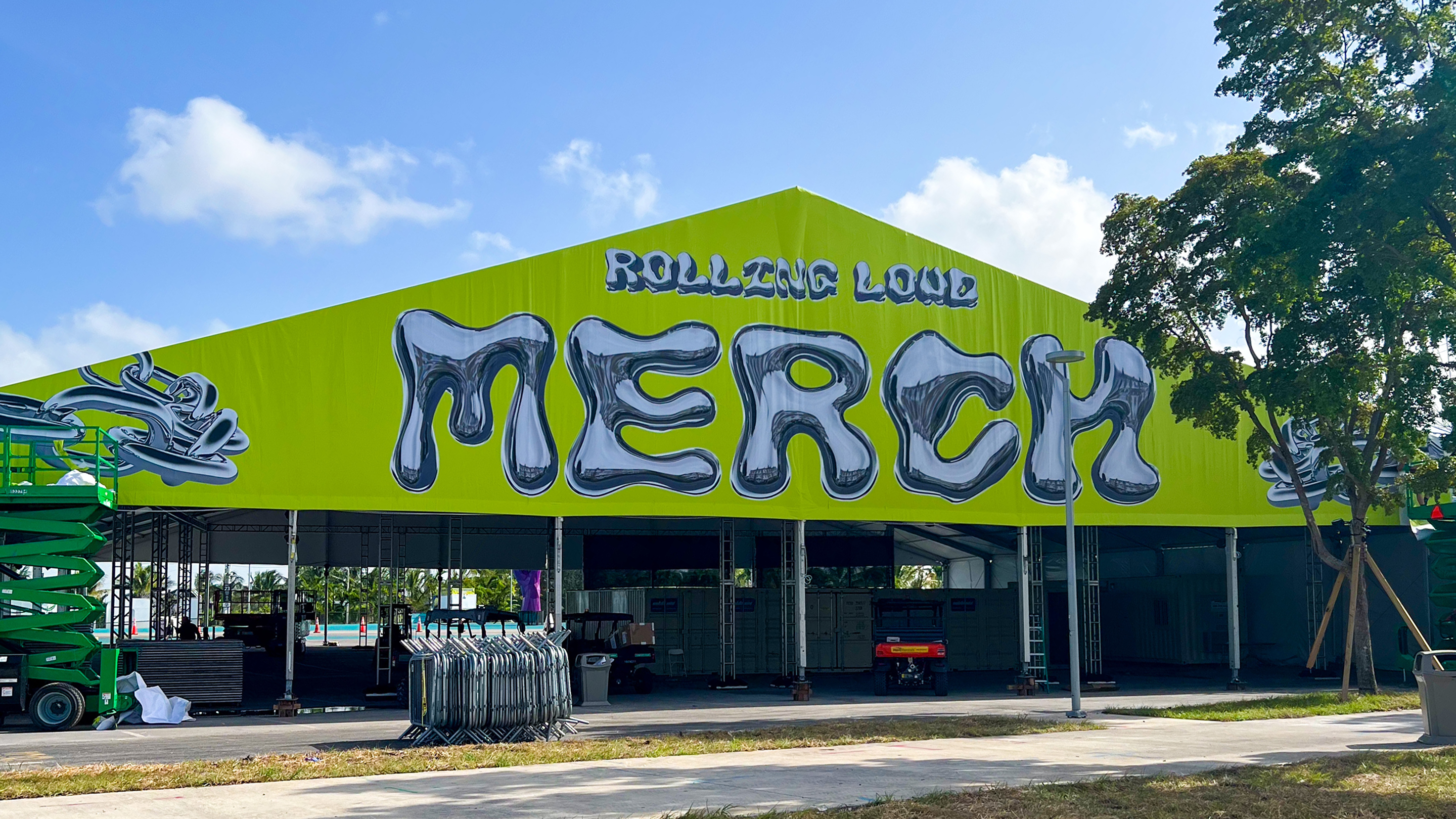 Rolling Loud Merch Tent 1